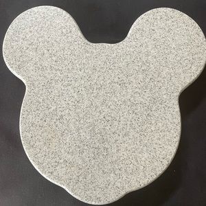 Mickey Mouse Corian cheese/cutting board or hot plate w/rubber feet Handmade